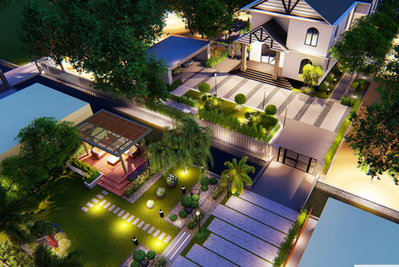 Kh&ocirc;ng gian sinh động, h&agrave;i h&ograve;a sẽ tạo n&ecirc;n một cảnh quan đẹp 